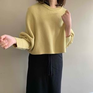 Aritzia Wilfred Free Lolan Sweater Yellow - New
